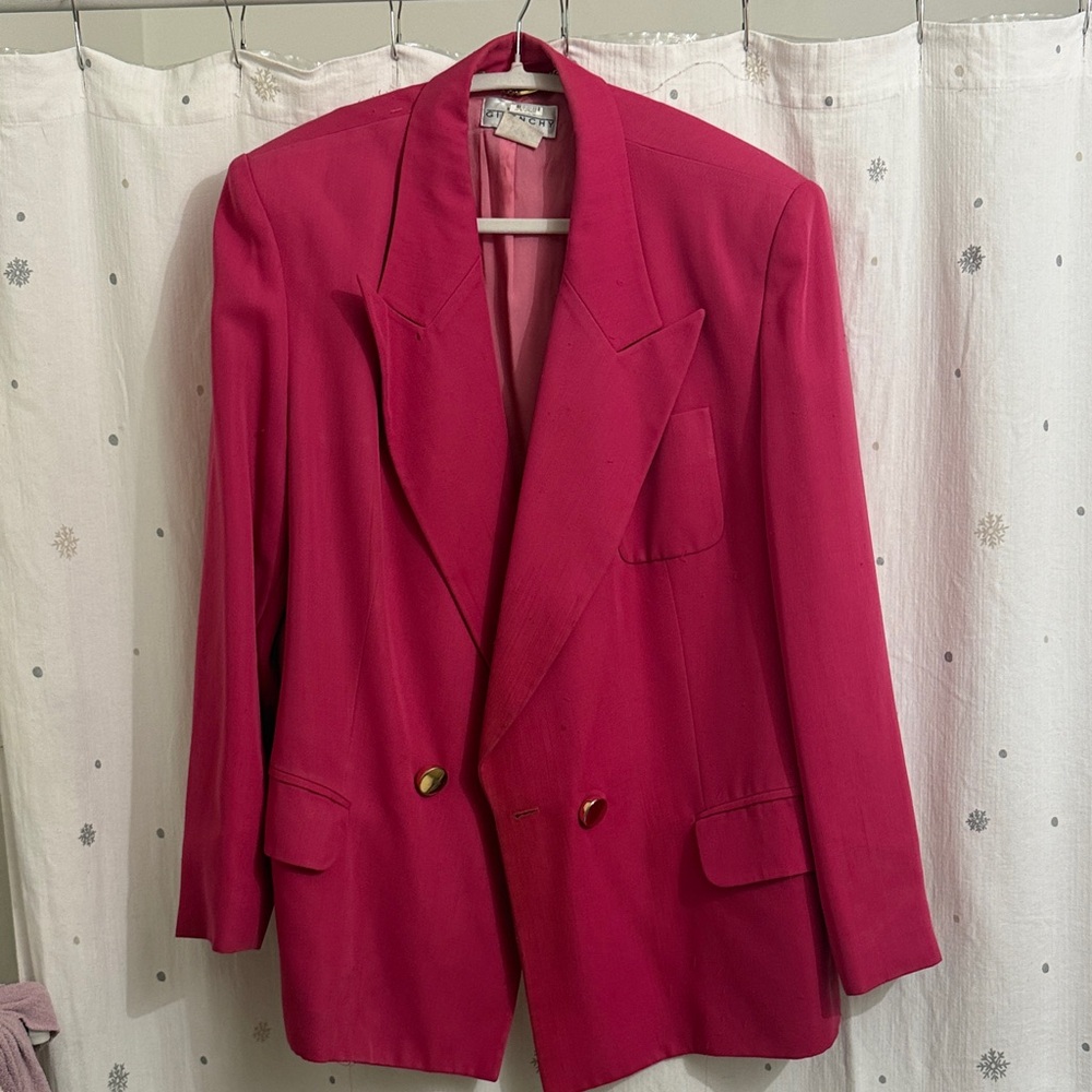 Givenchy Pink Double-Breasted Blazer